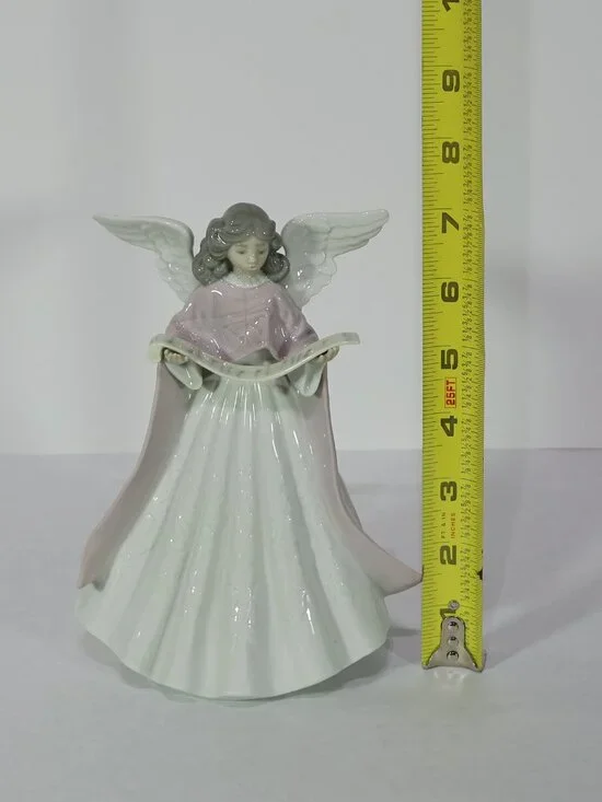 Vintage Lladro "ANGEL Navidad Cantante" Tree Topper #5831 w/Original Box - Picture 2 of 7
